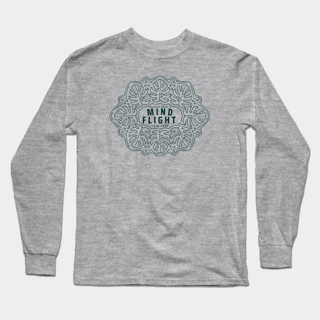 Mind Flight Leaf Cluster Long Sleeve T-Shirt by mindflightco